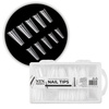 Tips per l'estensione rapida delle unghie Nail Tips NTN Premium ballerina con tasca corta, 100 pezzi