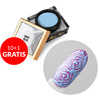 10+1 gratis Creative Flow Color Gel – kreatives NailArt-Gel für den Effekt von verlaufenden, weichen Mustern von Molly Nails, Baby Blue, HEMA/Di-HEMA-frei, 5 g