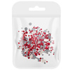 MollyNails Nail Decorations: Red Mix Rhinestones, 150 pieces
