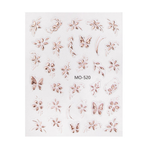 Adesivi per unghie 5D autoadesivi a forma di fiori MO-520 MollyNails
