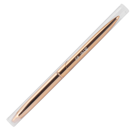 Pędzelek do żelu kwadratowy AlleLac rose gold Nr 6