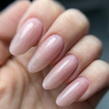 Gel de renforcement pour ongles sans HEMA/Di-HEMA, à l'huile d'arbre à thé MollyLac HerbaLine Shiny Flakes by Gosia Kruś 50 g