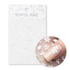 Autocollants pour ongles fins, fleurs, SO-272, blancs