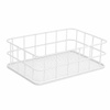 Metalowy organizer koszyk white Nr 3