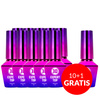 10+1 free Top 3d Expert MollyLac top coat for hybrid nail polish with wash Clear 10g