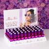 Pakiet 50 sztuk: 50 topów hybrydowych MollyNails Milky HEMA/Di-HEMA Free 10 g, ekspozytor