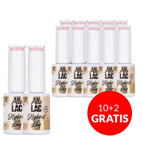 10+2 gratis Smalto ibrido AlleLac Wedding HEMA/Di-HEMA Free 5 g n. 141