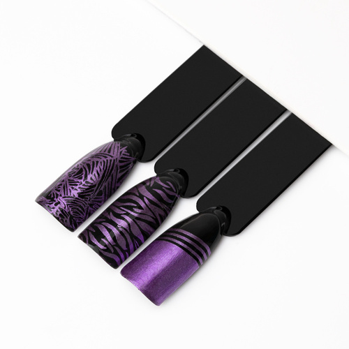 10+1gratis Lakier do stempli i stampingu Molly Nails PRO Stamping Chrome fioletowy purple 10ml