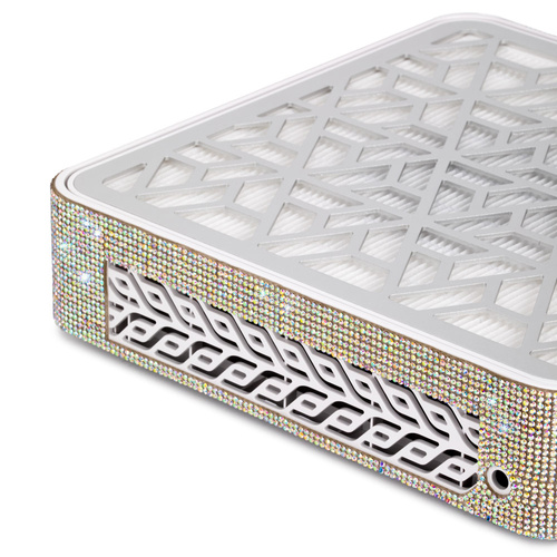 Aspirador de polvo profesional inalámbrico con función TURBO y PAUSA X15 32,6 W Molly Nails X15 con circonitas