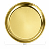 No Name Round Gold Metal Tool Tray