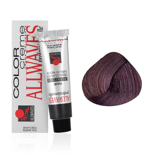 Allwaves Cream Color Hair Dye Chocolate Violet 7.27 100 ml