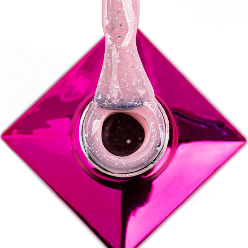 5 + 1 gratis Esmalte híbrido MollyLac Sparkling French Glowing Empire sin HEMA/Di-HEMA, 10 g, n.º 703