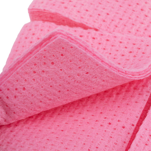 Cotons perforés sans poussière pour les ongles AlleMed, roses, 5 x 5 cm, 250 pièces