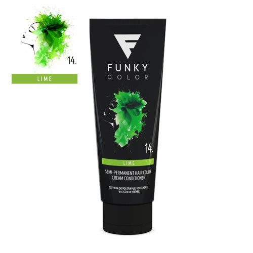 Funky Color semi-permanent hair color cream conditioner 100ml No. 14