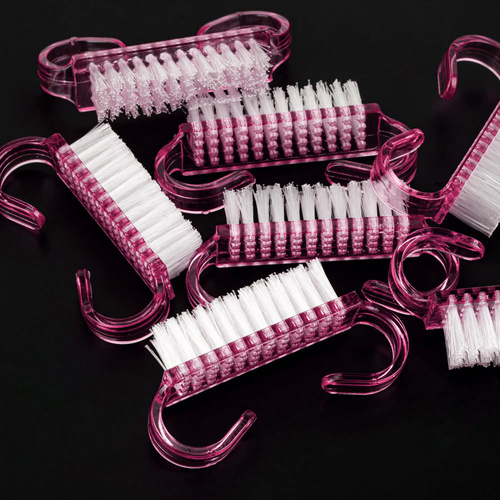 Maniküre- und Staubpinsel, klein, rosa, 50 Stück