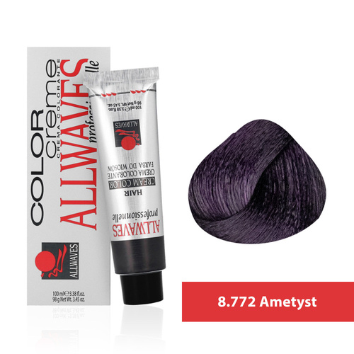 Allwaves Cream Color Hair Dye Amethyst 8.772 100 ml