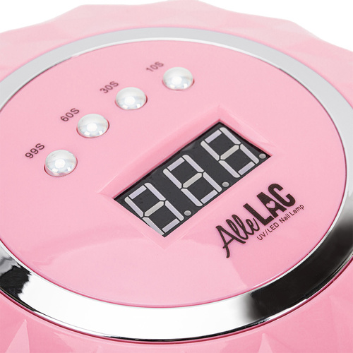 24 unidades. Lámpara para uñas dual UV/LED de 248 W AlleLac para esmaltes híbridos, geles y acrilogel, color rosa Y13, con cable de 3 m de longitud