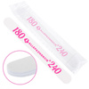 Lime à ongles Paquet sécurisé Allepaznokcie simple blanc grain 180/240 CU-12 Haute qualité