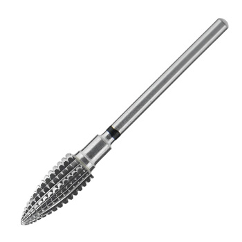 Frez z węglika spiekanego szyszka czarna Staleks Pro Expert 6/14mm