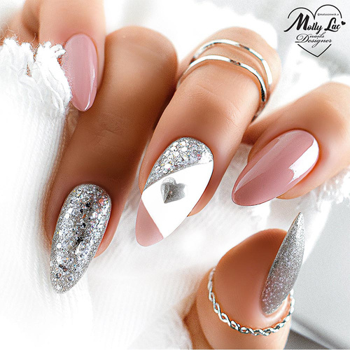 Polvo para uñas Bling Bling Effect Allepaznokcie 1 g N.º 01