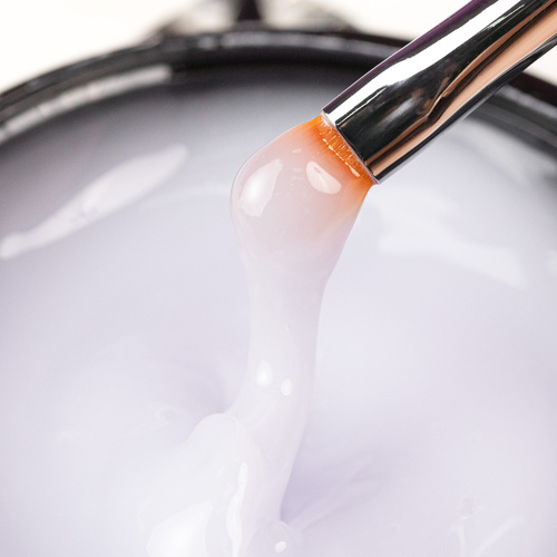 Budujący gęsty żel twardy galaretka Jelly Builder Gel Molly Nails Milky HEMA/Di-HEMA Free 15g