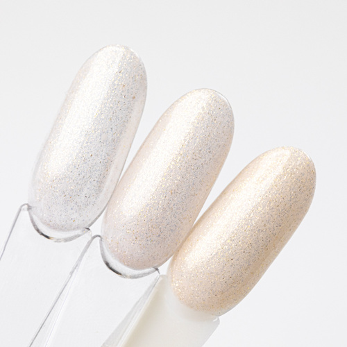 10 + 1 gratuit - Vernis hybride LED/UV Gel Polish Whites W10 Sand Glitter AlleLac sans HEMA/Di-HEMA 6 g