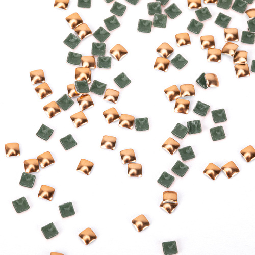 ShinePins smooth studs, sparkles, nail decorations, square, mini, NTN Premium No. 7, 5g