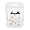Ozdoby do paznokci kwiatki perłowe 3D Molly Nails Nr 2 10 szt