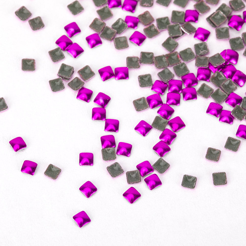 ShinePins – glatte Nieten, Glitzer, Nagelverzierungen, quadratisch, Mini, NTN Premium Nr. 3, 5 g