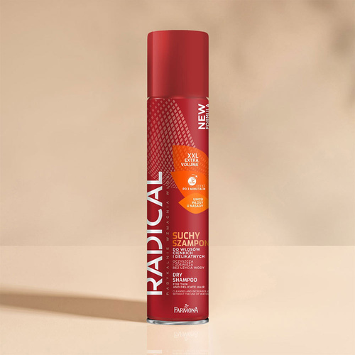 Shampoo secco per capelli fini e delicati Farmona Radical Extra Freschezza 180 ml