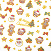 Adhesivos navideños para las uñas 3556