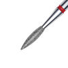 Fresa de diamante de punta afilada roja Staleks Expert 2,1/8 mm