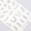 Plaque à motifs pour tampons « tiges et feuilles » STZ-N08