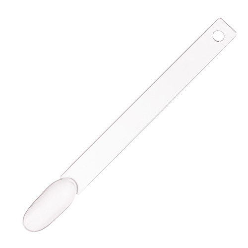 Échantillonneur en forme d'amande sur roue pour gels, vernis hybrides et poudres, transparent, 50 pièces, mat