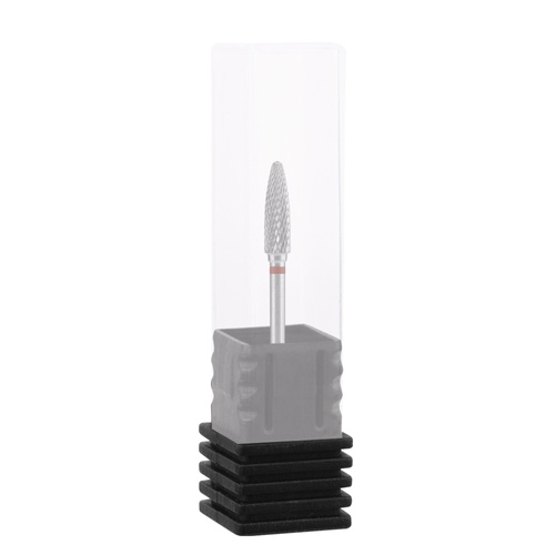 Frez z węglika spiekanego stożek okrągły czerwony Staleks Pro Expert 4/14mm