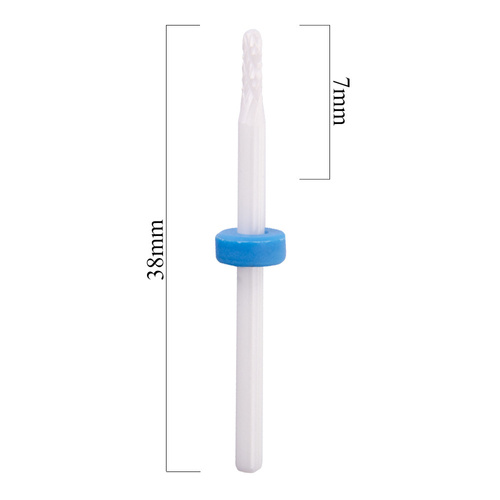 Fresa ceramica per cuticole XS Barrel Ball M 3/32" media