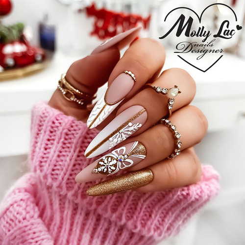 Mirror dust effect for nail decoration Glass Effect Allepaznokcie Carmel No. 13