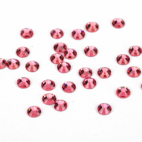 Strass per unghie in vetro SS10 Rose, circa 1440 pezzi, confezione