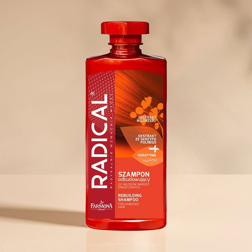 Shampoing réparateur pour cheveux très abîmés Farmona Radical 400 ml