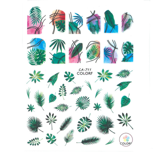Autocollants pour ongles : feuilles fines autocollantes CA-711