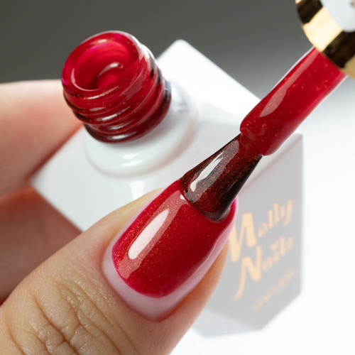 Lakier hybrydowy Molly Nails Elite Women Russian Glitter HEMA/Di-HEMA Free 8g Nr 40
