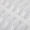 Formes supérieures pour ongles dualform DSF pour gel acrylique acrylique transparent clair Modèle A2 240 pièces