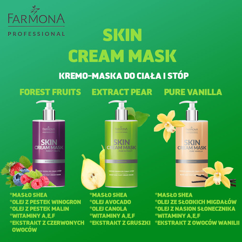 Farmona Skin Cream Mask Pear Extract 500 ml cream mask for body and feet