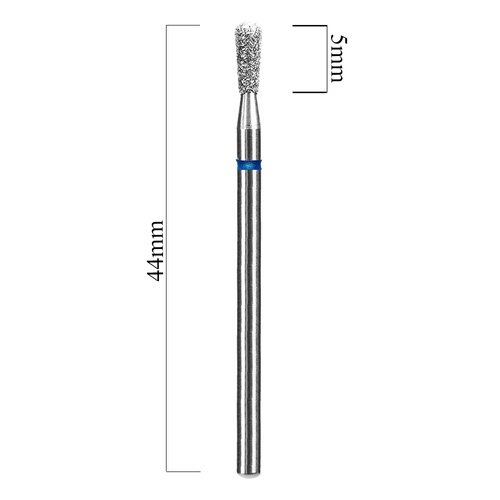 Frez diamentowy zapałka niebieski Staleks PRO Expert 2,3/5mm