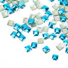 ShinePins Smooth Studs, Glitter, Nail Decorations, Square, Large, NTN Premium No. 12, 5g