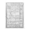 Plate with patterns for stamps plus-034