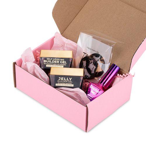 PRO MATCH SYSTEM 2+1 Angel Pink: 2x żele 15g: Jelly&SelfLeveling+Doctor Top 10g GRATIS