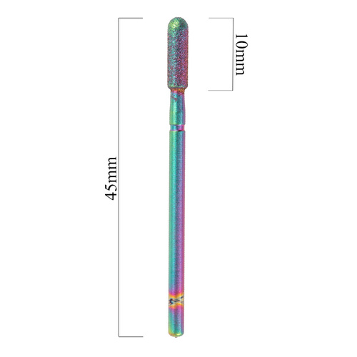 Unicorn Diamantfräser Regenbogenwalze abgerundet Nr. 21
