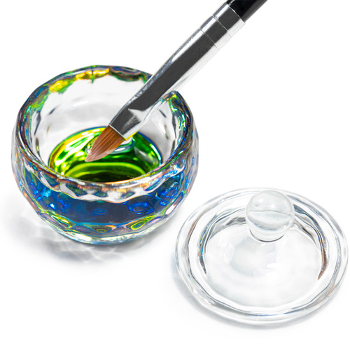 Glasfläschchen mit Deckel für Flüssigkeit, Henna-Reiniger Nr. 1