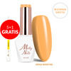 5 + 1 gratis. Esmalte híbrido LED/UV Gel Polish The Trend Edit n.º 303 Honey Mustard de MollyNails, sin HEMA ni Di-HEMA, 8 g + muestrario de tonos amarillos GRATIS